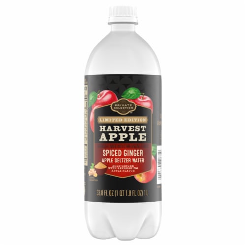 Private Selection™ Limited Edition Harvest Apple Spiced Ginger Apple Seltzer Water Perspective: front