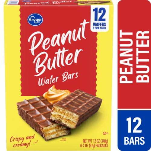 Kroger® Peanut Butter Wafer Bars Perspective: front