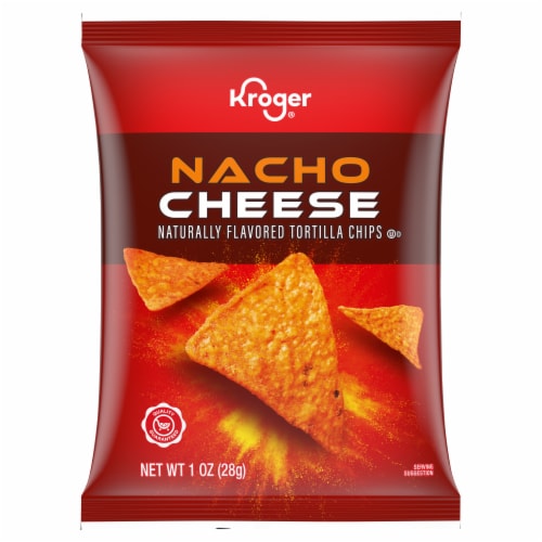 Kroger® Nacho Cheese Tortilla Chips Perspective: front