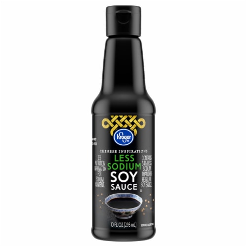 Kroger® Less Sodium Soy Sauce Perspective: front