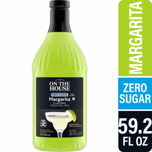 On The House Zero Sugar Margarita Flavored Cocktail Mix Perspective: front