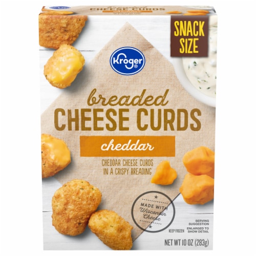 Kroger® Breaded Cheddar Cheese Curds Perspective: front