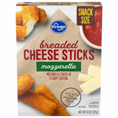 Kroger® Breaded Mozzarella Cheese Sticks Perspective: front