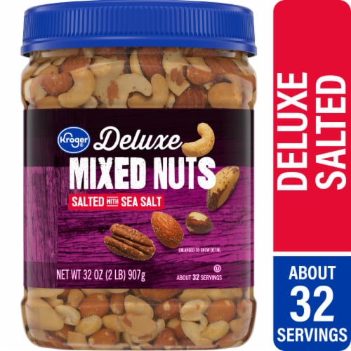 Kroger® Deluxe Salted Mixed Nuts Perspective: front