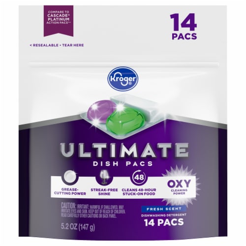Kroger® Ultimate Dish Pacs with Oxy Perspective: front