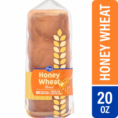 Kroger® Honey Wheat Bread Perspective: front