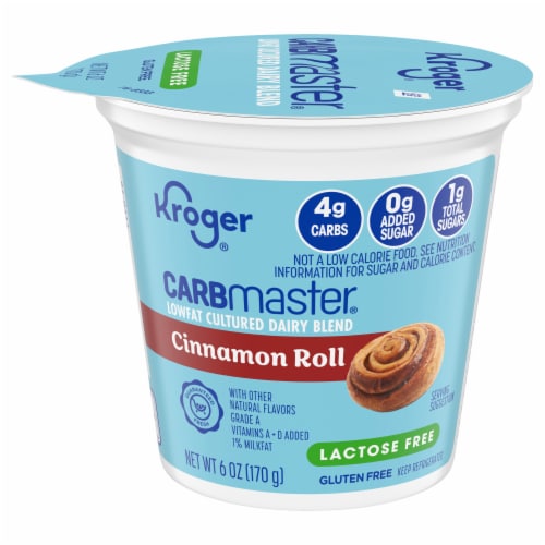 Kroger® Carbmaster® Cinnamon Roll Yogurt Perspective: front