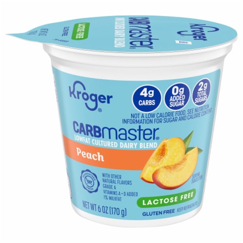 Kroger® Carbmaster® Peach Yogurt Perspective: front