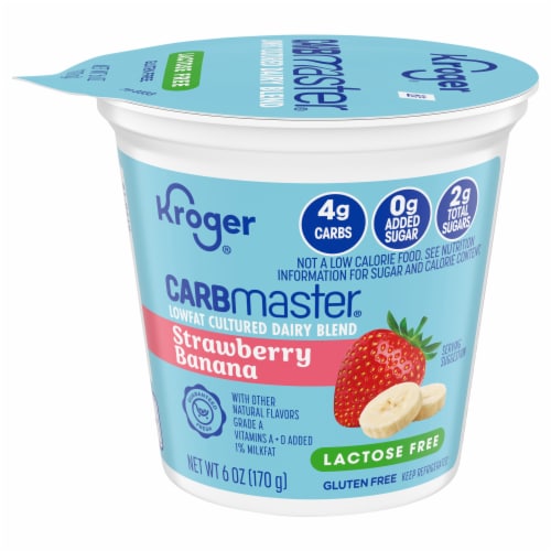 Kroger® Carbmaster® Strawberry Banana Yogurt Perspective: front