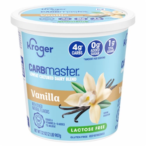 Kroger® Carbmaster® Lowfat Vanilla Yogurt Perspective: front