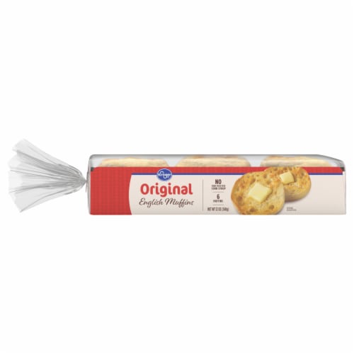 Kroger® Plain English Muffins Perspective: front