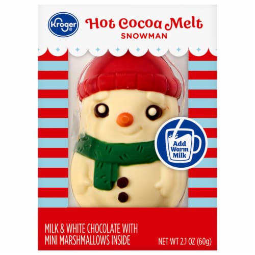 Kroger® Snowman Hot Cocoa Melt Perspective: front