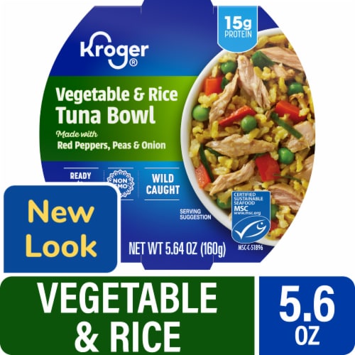 Kroger® Vegetable & Brown Rice Tuna Bowl Perspective: front