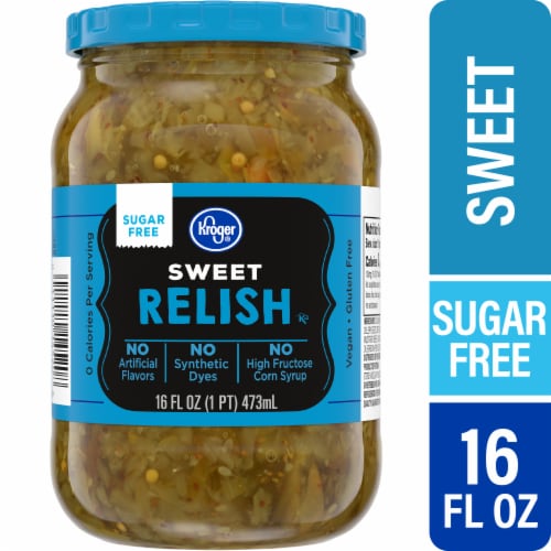 Kroger® Sugar Free Sweet Relish Perspective: front