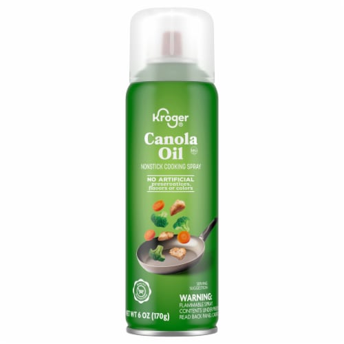 Kroger® Canola Oil Nonstick Cooking Spray Perspective: front