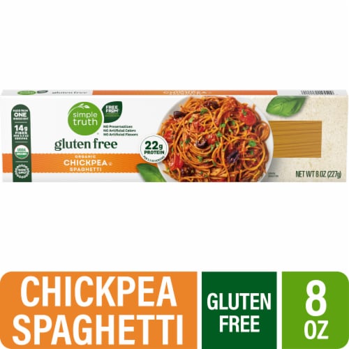 Simple Truth® Gluten Free Organic Chickpea Spaghetti Perspective: front