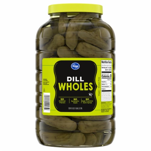 Kroger® Whole Dill Pickles Perspective: front