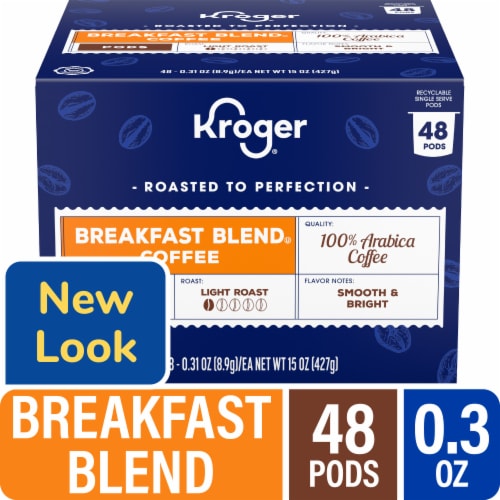 Kroger® Mild Roast Breakfast Blend Coffee Pods Perspective: front