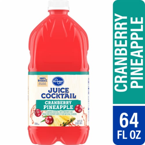 Kroger® Cranberry Pineapple Juice Cocktail Perspective: front