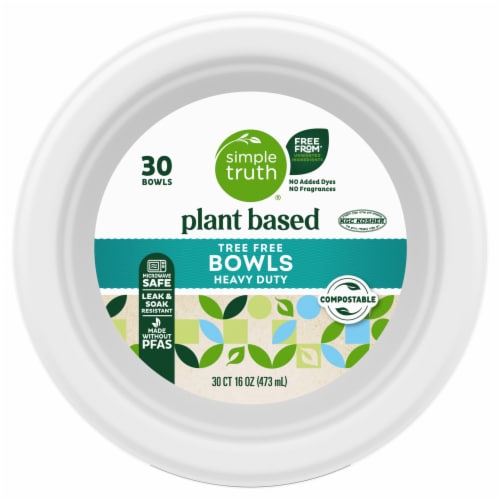 Simple Truth® Plant Based Tree Free Bowls Heavy Duty Perspective: front