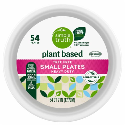 Simple Truth® Tree Free Heavy Duty Small Plates Perspective: front