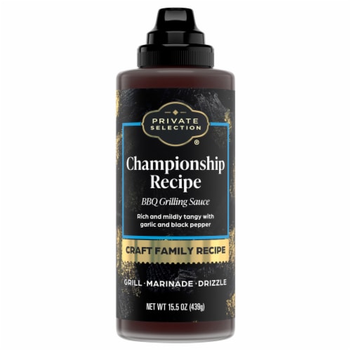 Private Selection® Championship Style BBQ Grilling Sauce Perspective: front