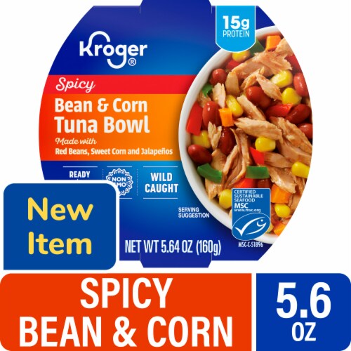 Kroger® Spicy Bean and Corn Tuna Bowl Perspective: front