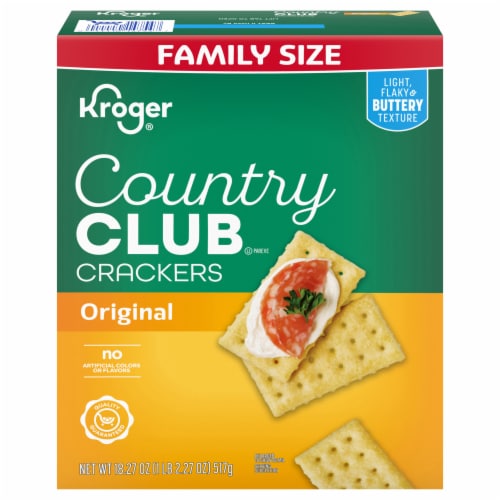 Kroger® Country Club Original Crackers Family Size Perspective: front