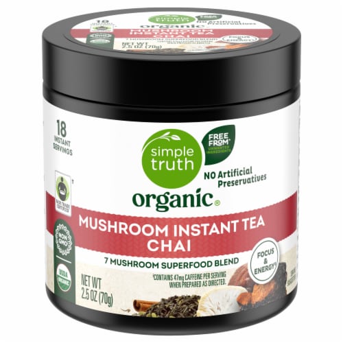 Simple Truth Organic® Instant Mushroom Chai Tea Perspective: front
