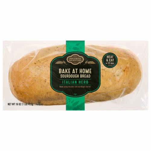 Private Selection® Bake at Home Artisan Italian Herbed Sourdough Loaf Perspective: front