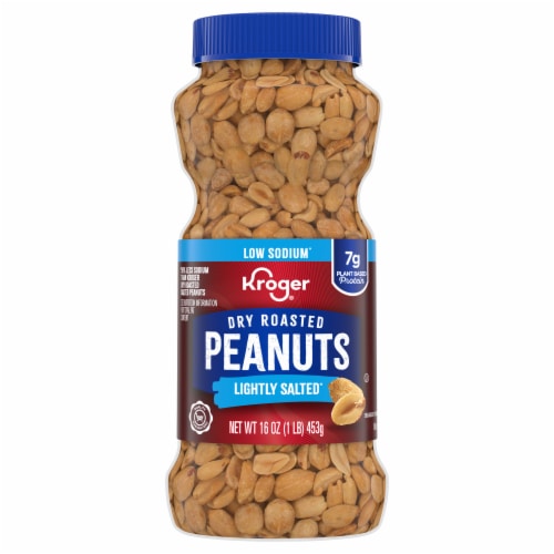Kroger® Dry Roasted Lightly Salted Peanuts Perspective: front