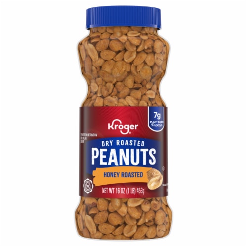 Kroger® Dry Honey Roasted Peanuts Perspective: front