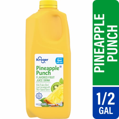 Kroger® Pineapple Punch From Concentrate Flavored Fruit Juice Drink Perspective: front