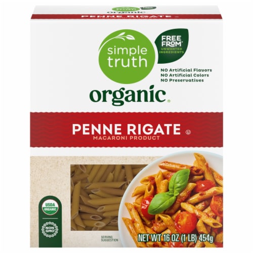 Simple Truth Organic® Penne Pasta Perspective: front