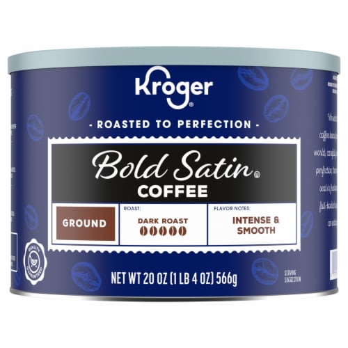 Kroger® Bold Satin Dark Roast Ground Coffee Perspective: front