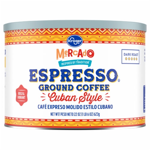 Kroger® Mercado Cuban Style Espresso Ground Coffee Perspective: front