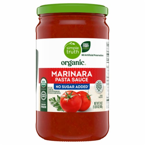 Simple Truth Organic® No Sugar Added Marinara Pasta Sauce Perspective: front