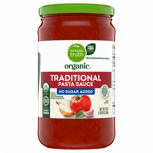 Simple Truth Organic® No Sugar Added Marinara Pasta Sauce Perspective: front