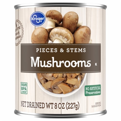Kroger® Mushroom Pieces and Stems Perspective: front