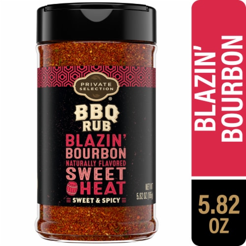 Private Selection® Blazin' Bourbon BBQ Rub Shaker Perspective: front