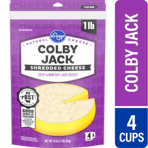 Kroger® Colby Jack Shredded Cheese Perspective: front