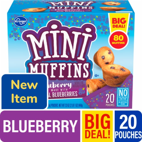 Kroger® Blueberry Mini Muffins BIG DEAL! Perspective: front