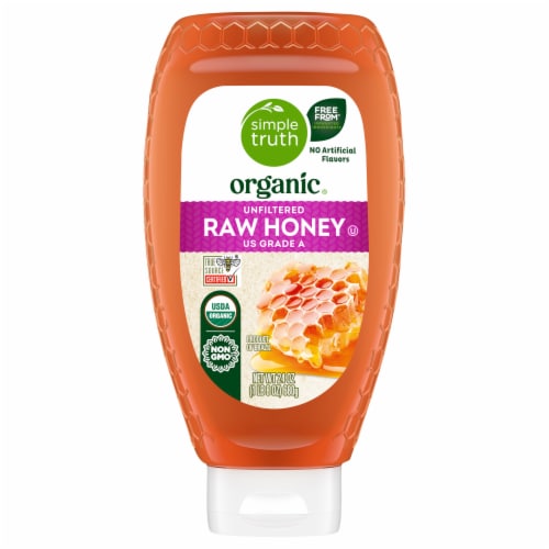 Simple Truth Organic® Unfiltered Raw Organic Honey Perspective: front