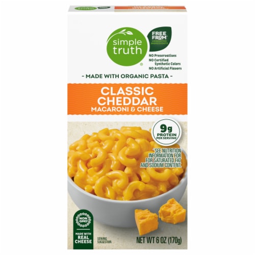 Simple Truth® Classic Cheddar Macaroni & Cheese Perspective: front