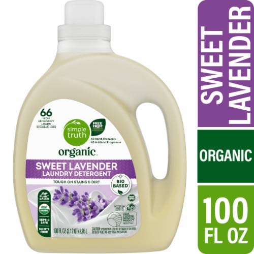 Simple Truth Organic® Sweet Lavender Liquid Laundry Detergent Perspective: front