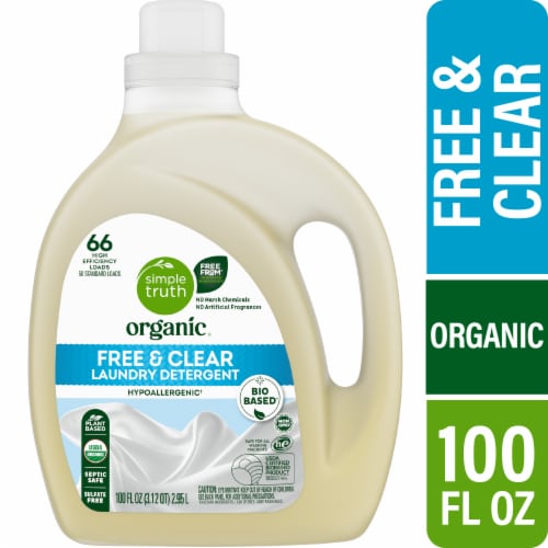 Simple Truth Organic® Free & Clear Liquid Laundry Detergent Perspective: front