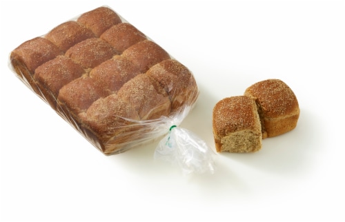 Bakery Fresh Wheat  Dinner Rolls Perspective: front