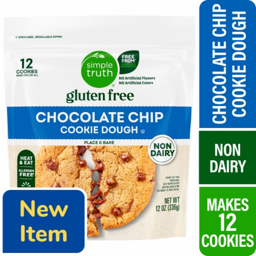 Simple Truth® Gluten Free Non Dairy Chocolate Chip Cookie Dough Perspective: front