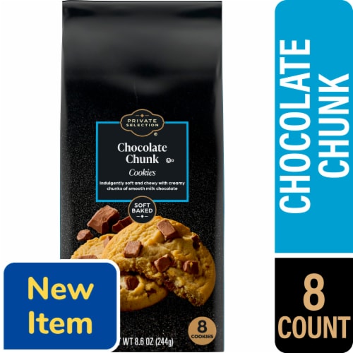 Private Selection® Soft Baked Chocolate Chip Cookies Perspective: front