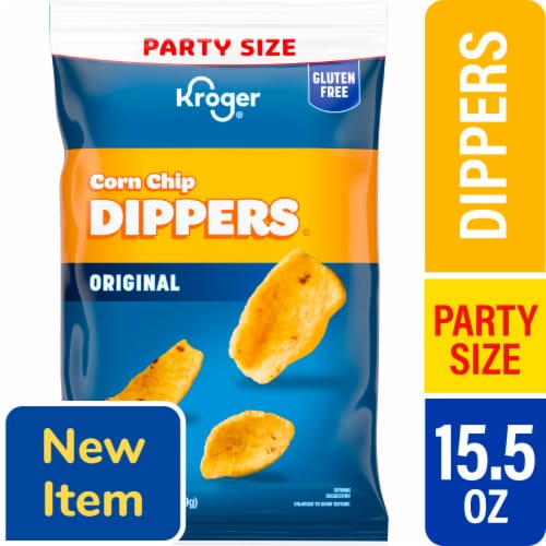 Kroger® Dippers Corn Chips Party Size Perspective: front